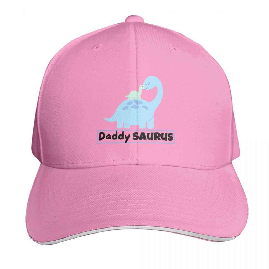 Daddysaurus Dinosaur Dinosaur Dad Baseball Cap Breathable Mesh Back Adjustable Buckle Closure Moisture Wicking Quick Dry