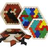 Geometric Wooden Puzzle for Children – Educational Tangram Blocks for Hand-Eye Coordination and Brain Training