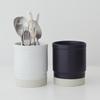 Toran Ceramic Draining Spoon Holder Cutlery Cooking Utensil Spoon Organizer Holder