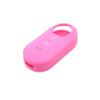 X Autohaux Pink Silicone Three Button Car Remote Key Cover Case Protective for Fiat 500 Viaggio Ottimo Tipo