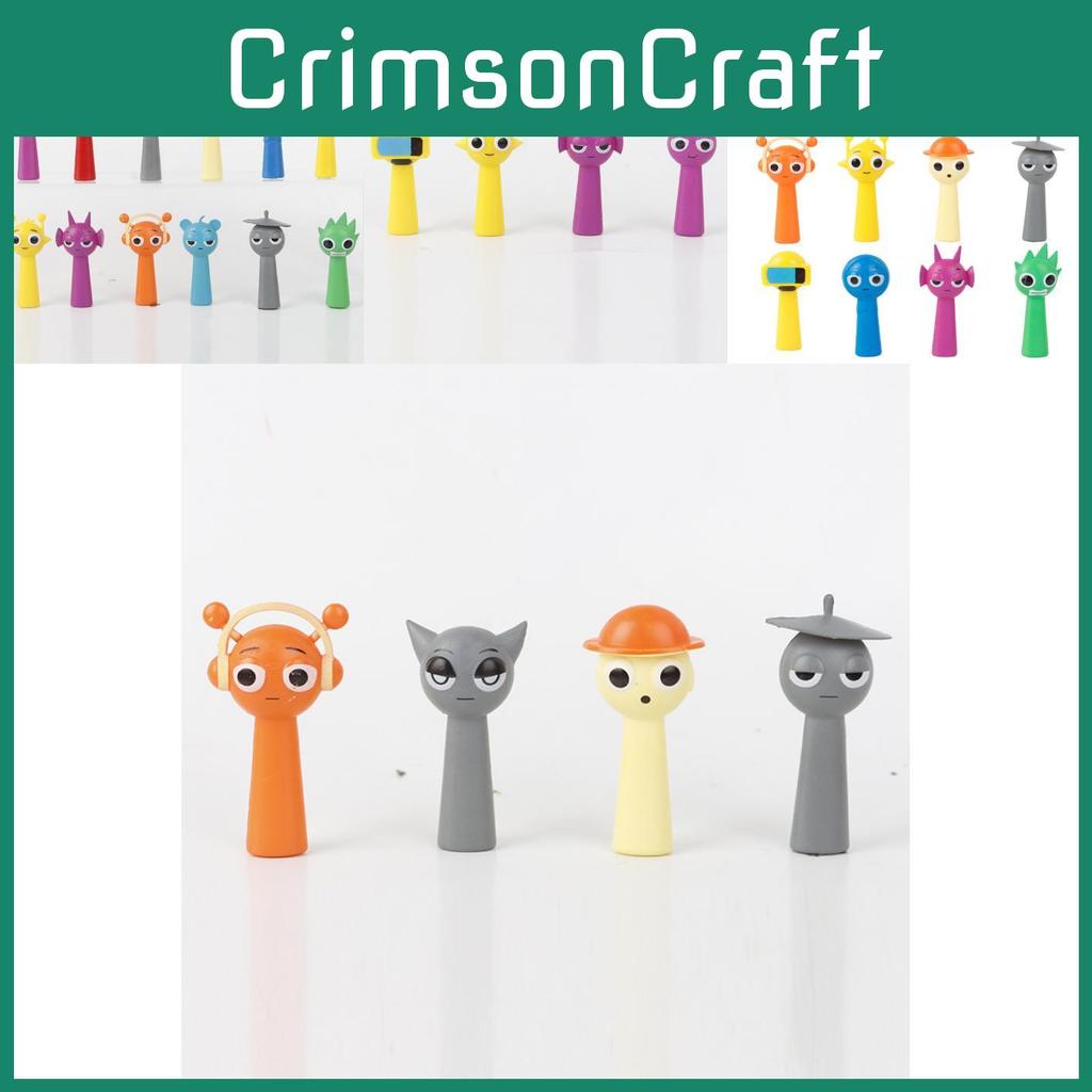 Complete Rhythm Sprunki Box Pvc Collectible Model Set Exciting 12 Character Blind Box