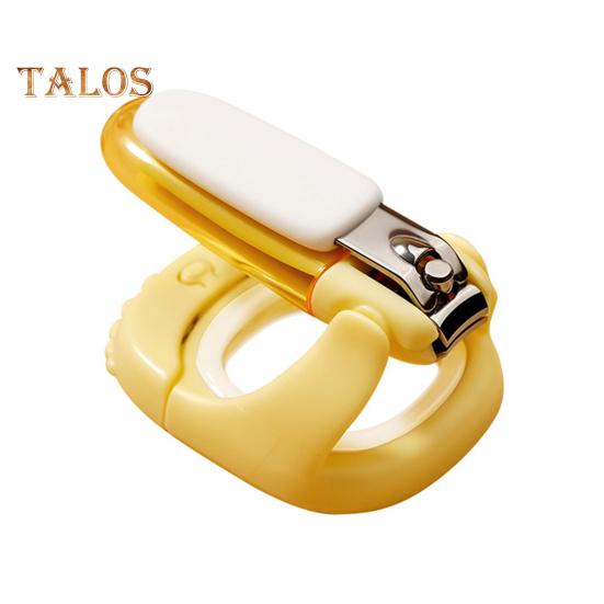 

3-в-1 Щипчики для ногтей, детская пилка-триммер со светодиодной подсветкой и лупой, складной маникюрный инструмент для ухода за детьми и взрослыми жёлтый