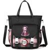 Demon Slayer Tote Bag Crossbody Bag Carrying Bag Shoulder Bag for Teenager Girl Boy Back To School Bag Men Women Leisure Travel Bag Mochila