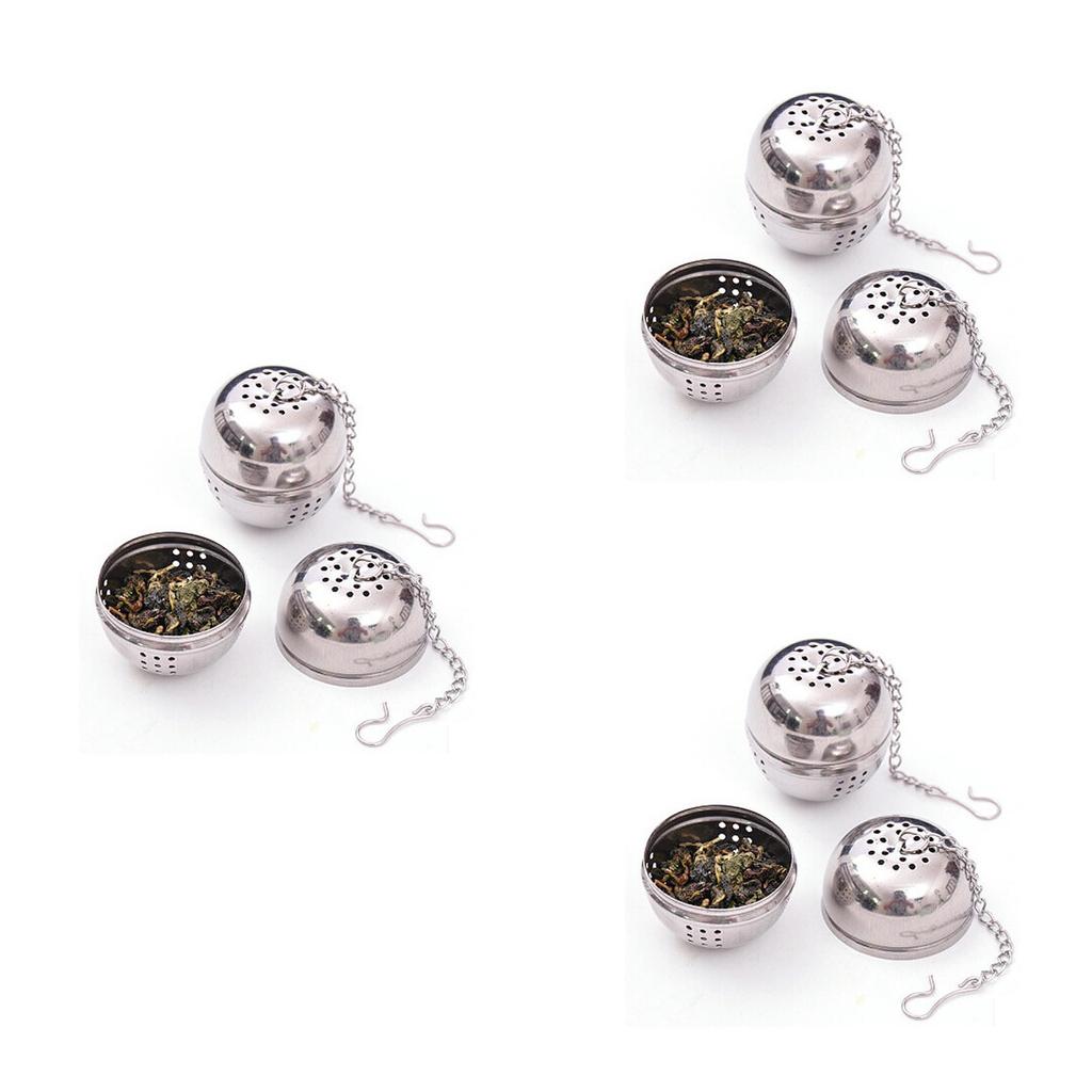 Kitchen Small Tool Set With 201 Stainless Steel Seasoning Balls For Tea Brewing And Soup Making