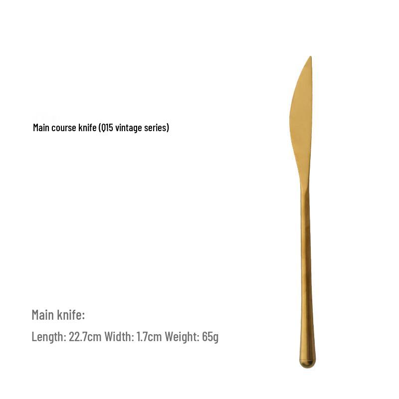 

ZISIZ Retro Gold 304 Stainless Steel Cutlery