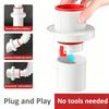 Sealing Plug Ring Sealing Plug Check Valve Basin Drainage Pipe Plastic Gun Gray Red White Anti Odor Kitchen Sink Drainage Pipe
