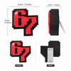 3D Printed Click Fidget Toy 67 Buttons Stress Relief Toy Pixel Art Desktop Decor  Kids