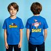 Snorks Cartoon Theme Series TShirt Kids Summer Polyester Short Sleeve Boys and Girls Casual T-shirt Duplex Printing Children Tee