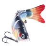 1pc HENGJIA 0.62oz/4'' 6 sezioni Multi snodato Minnow Esche da pesca Swimbait Pike Lure