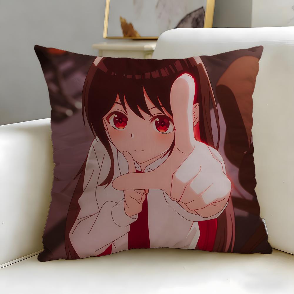 anime Tune In to the Midnight Heart Cushion Cover Soft EasyWash Pillow Case Versatile for Couch Bed Travel and Office