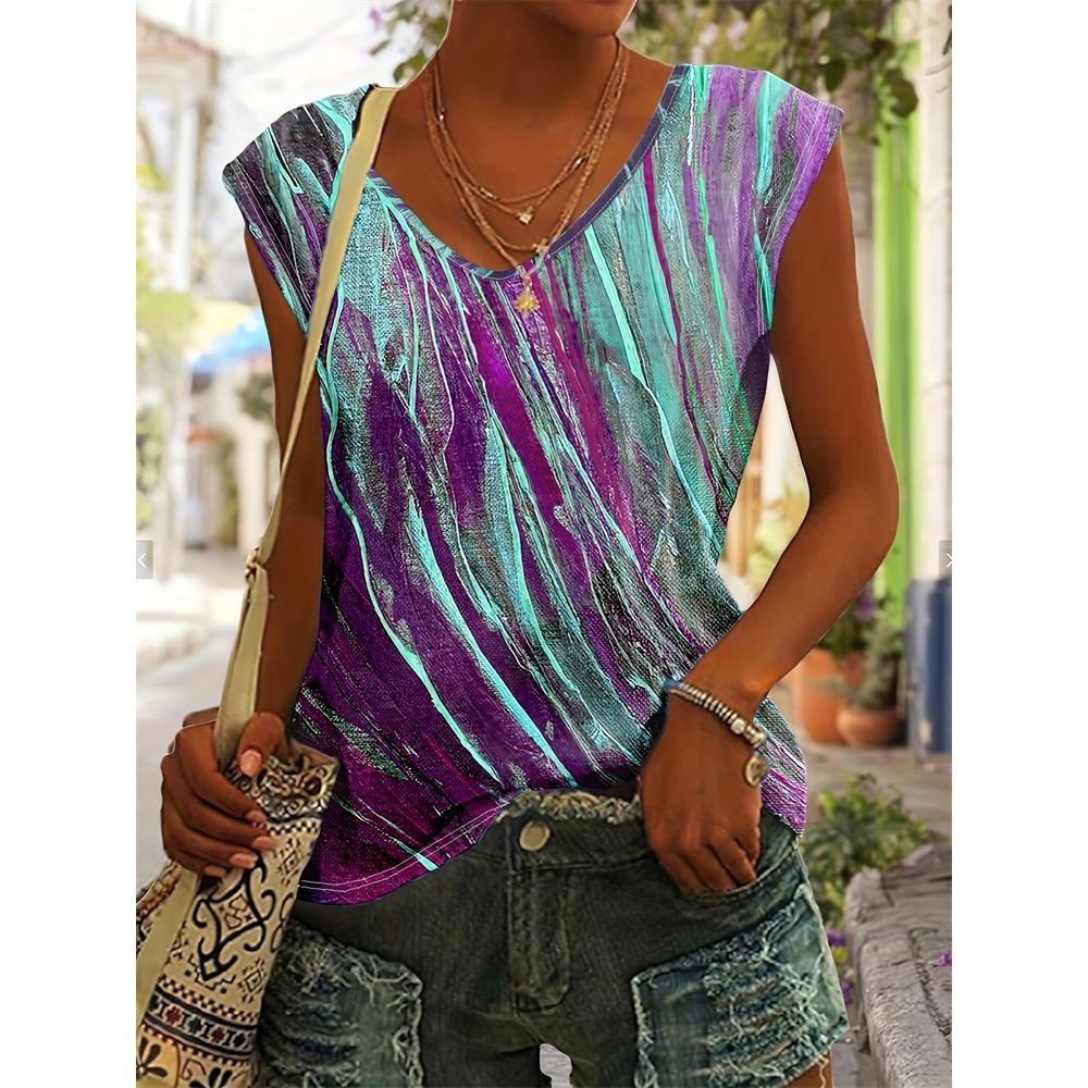 Summer Leopard Sea Turtle 3D Print Tank Tops Women Streetwear Oversized V-Neck Vest Off Shoulder Sleeveless Woman Camisole