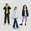 Moodytiger Kids' 3-in-1 Fleece Lined Windproof Hooded Winter Jacket