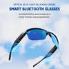 5,4 Zoll Smart-Bluetooth-Brille mit Anruf-/Musikfunktion, wasserdichte Sport-Ohrhörer mit langer Akkulaufzeit, Typ-C-Schnellladefunktion