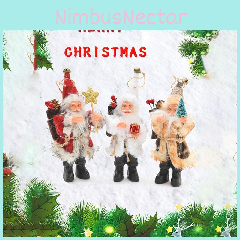 Timeless Design Santa Claus Candy Bag Ornaments For Elegant Xmas Tree Decor