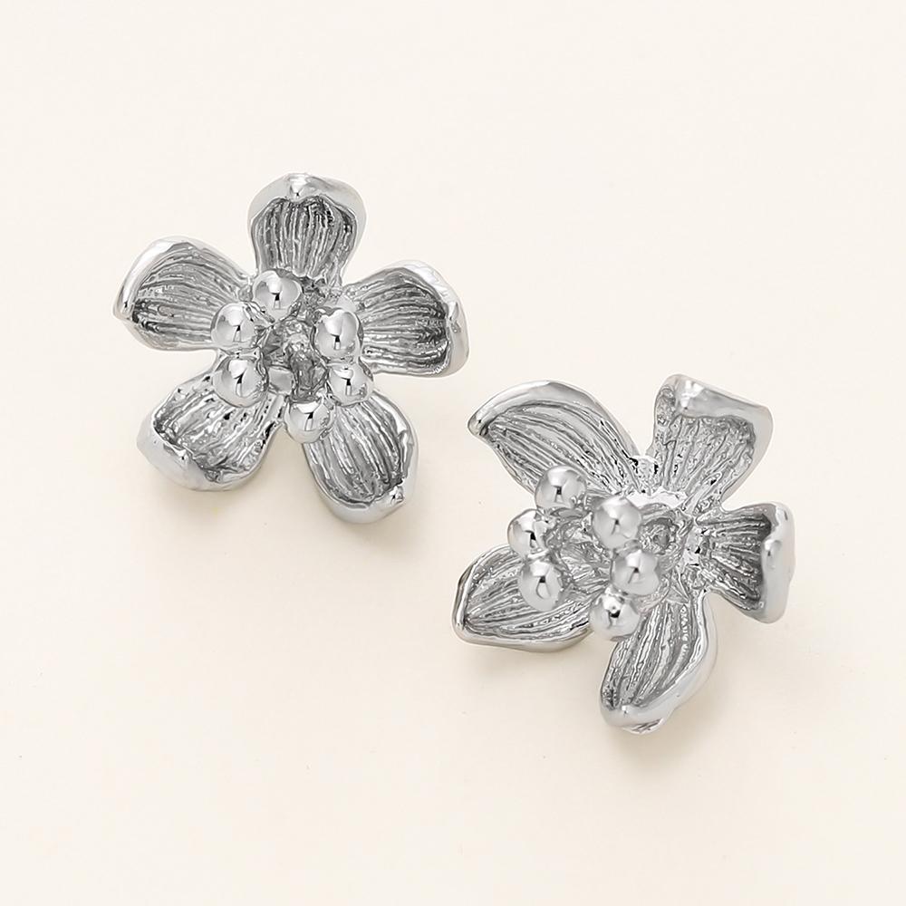 

5/10Pcs/Lot 14/18K Gold Color Brass Metal Flower Shape Pendant for DIY Necklaces Earrings Bracelets Jewelry Making Supplies 5PCS платиновый