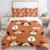 3pcs Dogs, Bones Bedding Set, Breathable and Soft, Suitable for All Seasons, Ideal for Home Use, Suitable for Bedroom Decor 21163