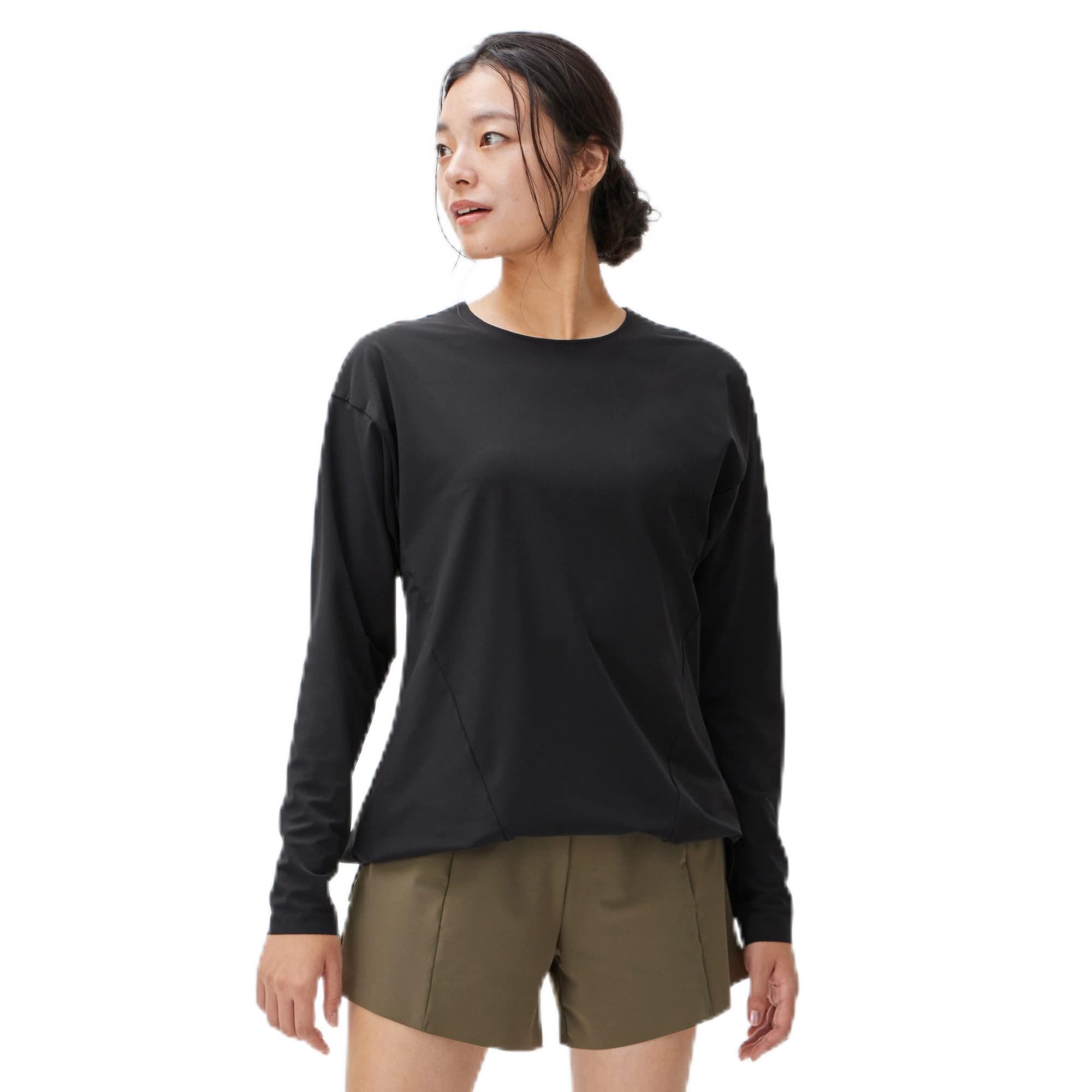 

Swimsuit SF Eco UV Top Stay Fit Eco Long Sleeve Top Black S [Speed] L/S U-V Women s миндальный