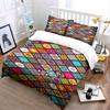 Colorful Bohemian Geometric Bedding Set Bedding Set (1 Duvet Cover, 2 Pillowcases, Duvet Not Included)