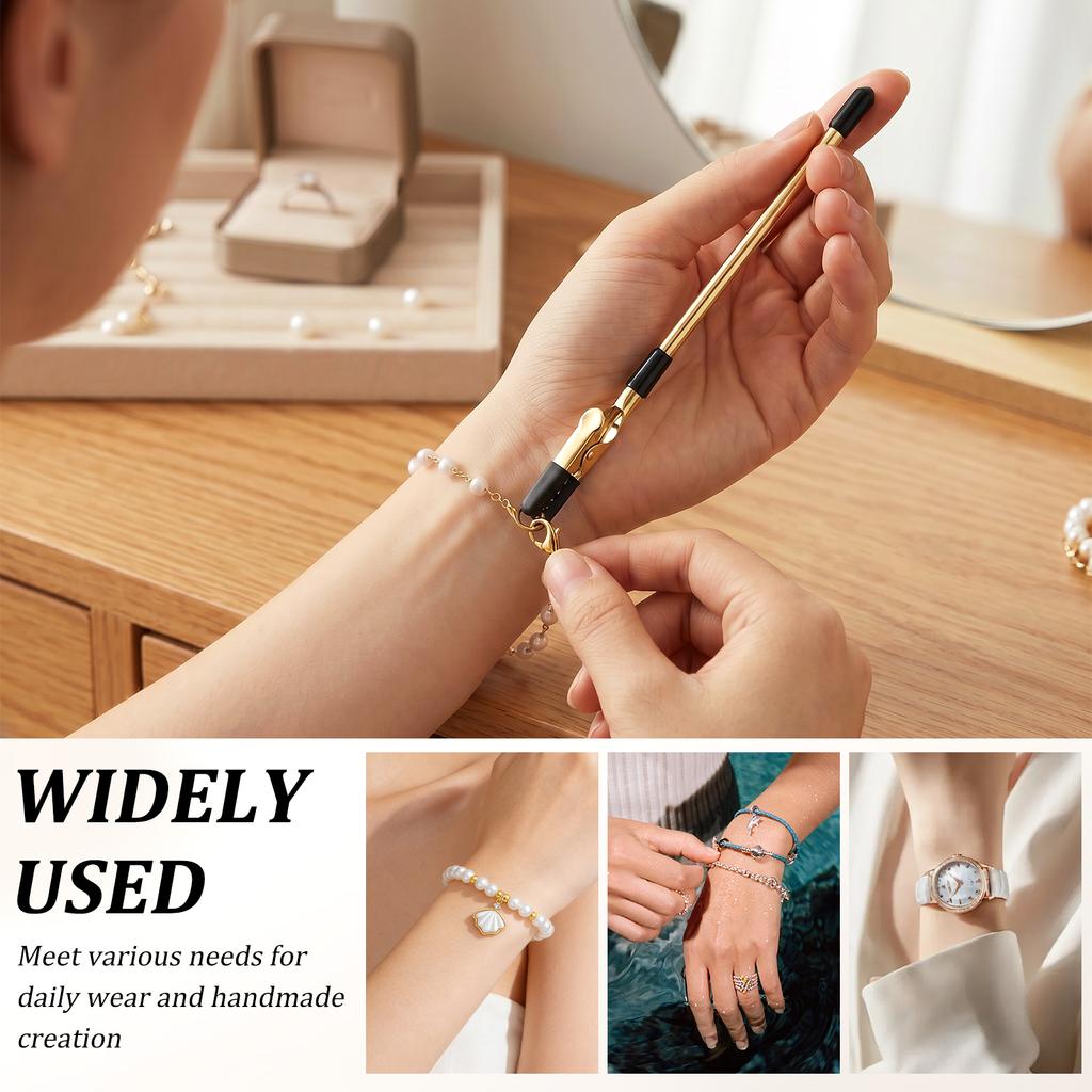 Bracelet Helper Tool Hook Jewelry Bracelet Necklace Fastener Watch Strap Helper Clasp Wearing Aid Hand Hooking Equipment Hanging