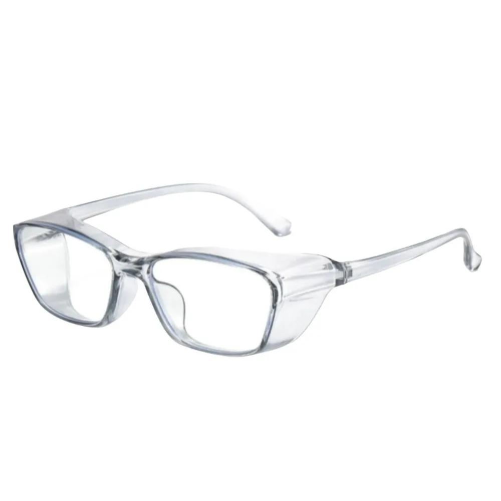 Anti-Fog Safety Goggles Anti-Pollen UV400 Protection Blue Light Blocking Glasses Anti-Dust Square Design Eye Protection Glasses серый