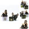 Ribose Star Shadow Master Afternoon Tea Cat Tea Can Cat Raccoon Flower Cat Model Figure
