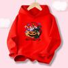 Kids Pullover Hoodie Lovely Cartoon Ghost Pumpkin Bat Halloween Graphic Sweatshirt Long Sleeve CasualSport Top Autumn Winter Home And Outdoor Outfit