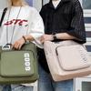 School Bag New High Value Fresh Letter Satchel Couple Light Travel Make-up Class Large Capacity Messenger Bag