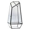 Quartz Shape Micro Landscape Glass Terrarium Moss Planter Tank Glass Flower Room Irregular Ecological Vase Geometric Terrarium