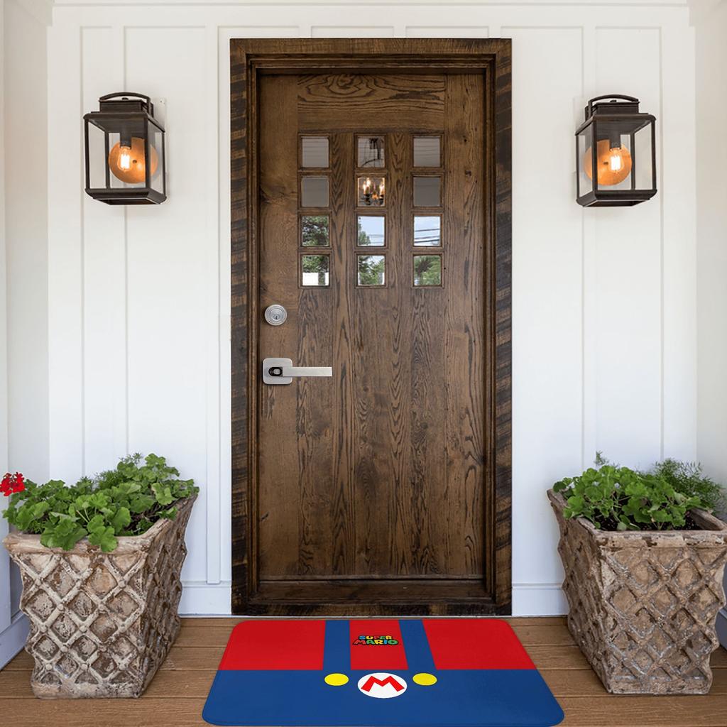 Cartoon Super Mushroom Marios Doormat Anti-Slip Bathroom Kitchen Mat Living Room Floor Door Entrance Carpet Rug