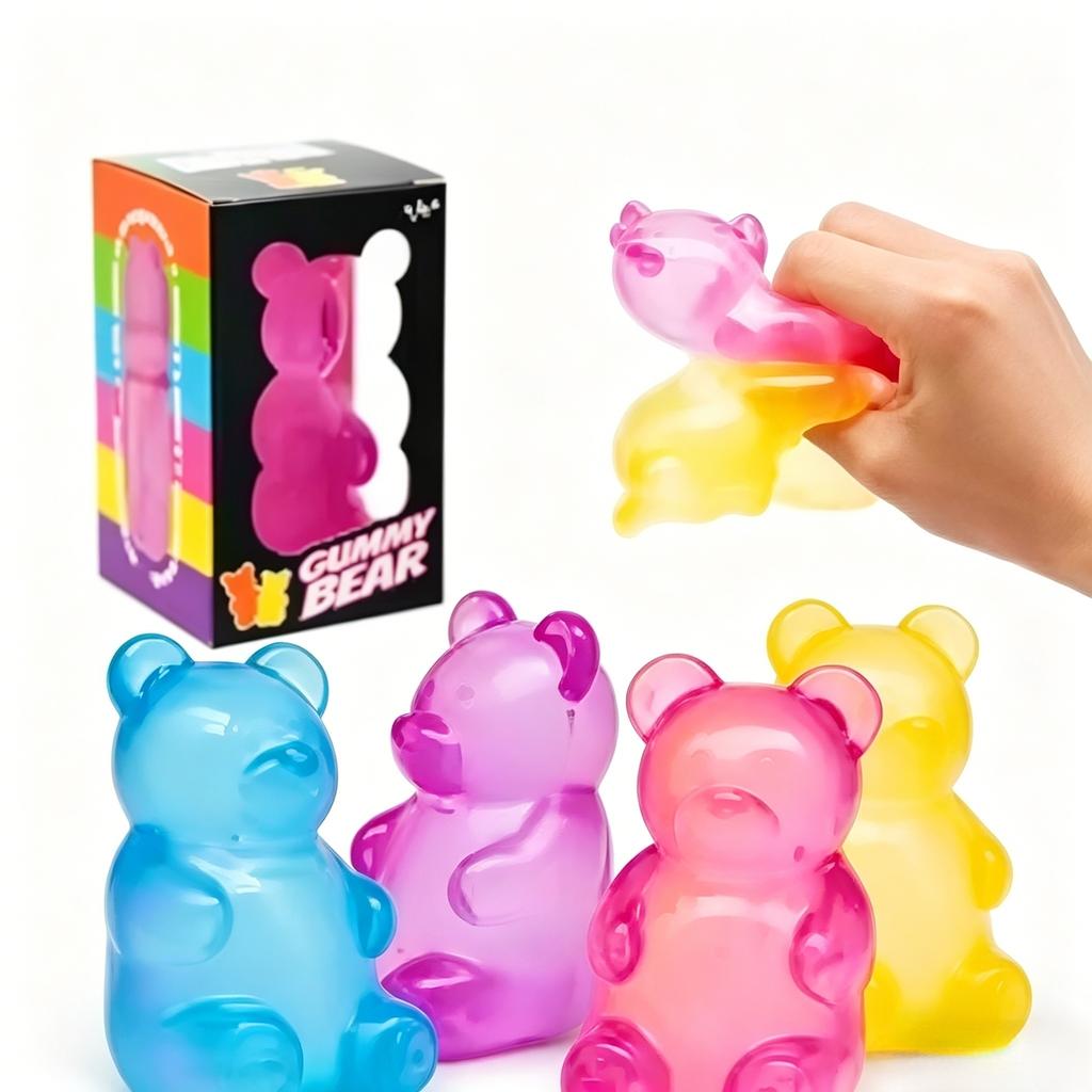 Cute Bear Stress Relieving Anxiety Sensory Tool For Attention Deficit Hyperactivity Disorder Office Desk Sedation Small Tool