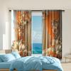 2 Pcs   Versatile Polyester Transparent Curtains for Home Decoration Romantic Wedding for Use In Bedrooms and Living Rooms