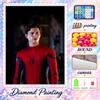 Tom Holland Diamond Painting Kit 5D Full Drill DIY Diamond Mosaic Wall Art Home Decor