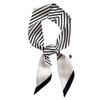 small silk scarf simple stripe women's for Women, Aesthetic Hairband , Daily Party Holiday Gift Trendy