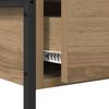 Artisan Oak Console Table 75 X 34.5 X 75 Cm Particleboard