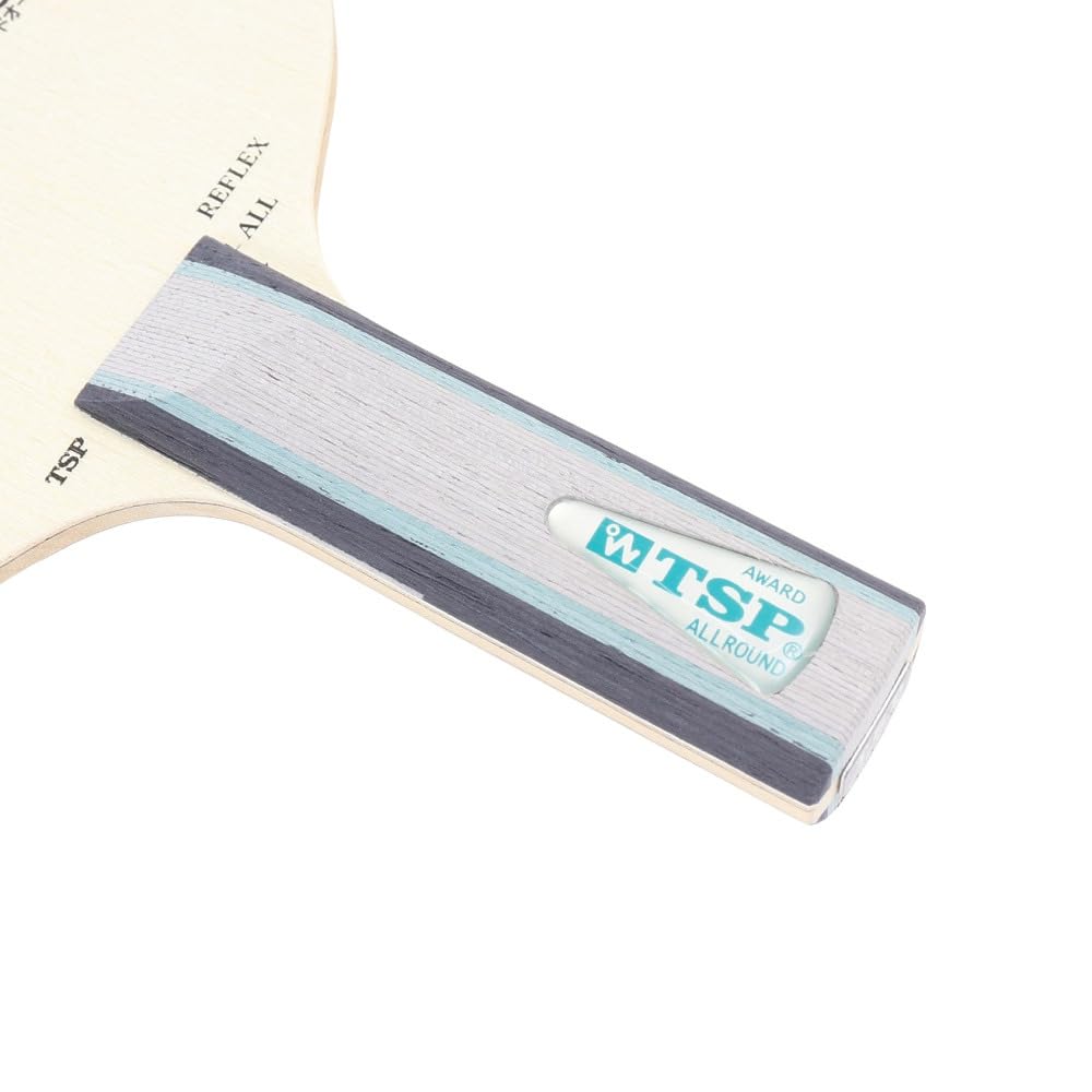 TSP Award Table Tennis Straight 022435 All-Round Racket, Shakehand, Offensive, 5-Ply Wood,