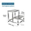 Thickened Stainless Steel Footrest Stool Household Outdoor Non Slip Step Footstool Hospital Examination Mat Footstool