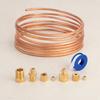 Pressure Gauge Line Kit Leakleak-Proof Hardware Coiled for Mechanics