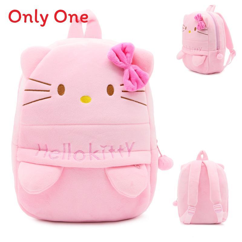 Hello Kitty Kids Plush Toy Backpack With Breathable Material For Kindergarten Daily Use