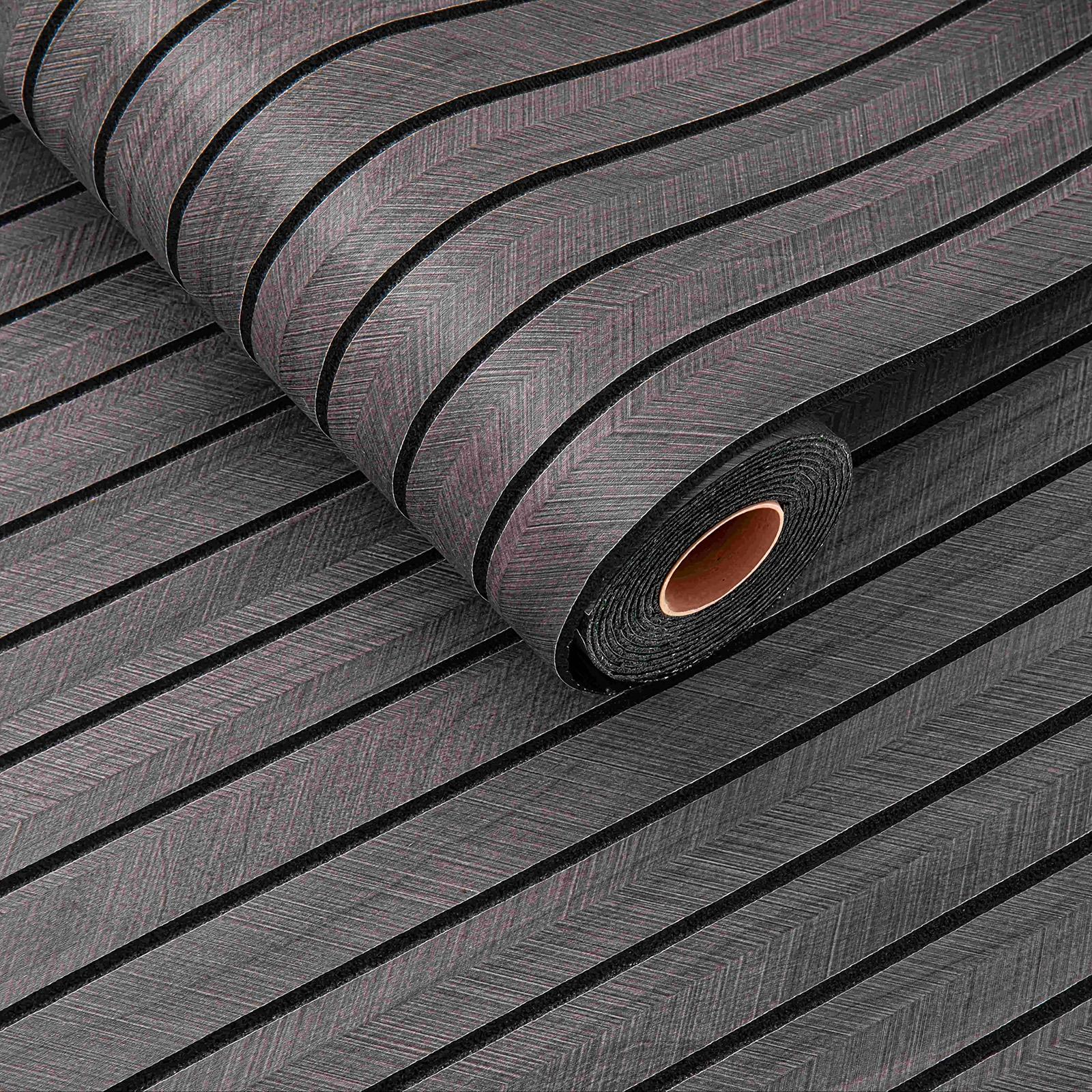 

Cuttable And Easy To Apply 3D Wood Grain Striped Wall Stickers One Size