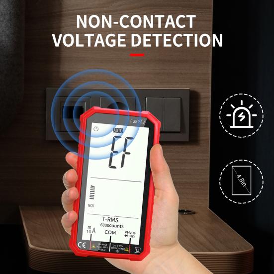 4.8-inch Digital Multimeter Large Screen Auto-Ranging Accurate Voltmeter Ohmmeter Temperature Capacitance Measuring