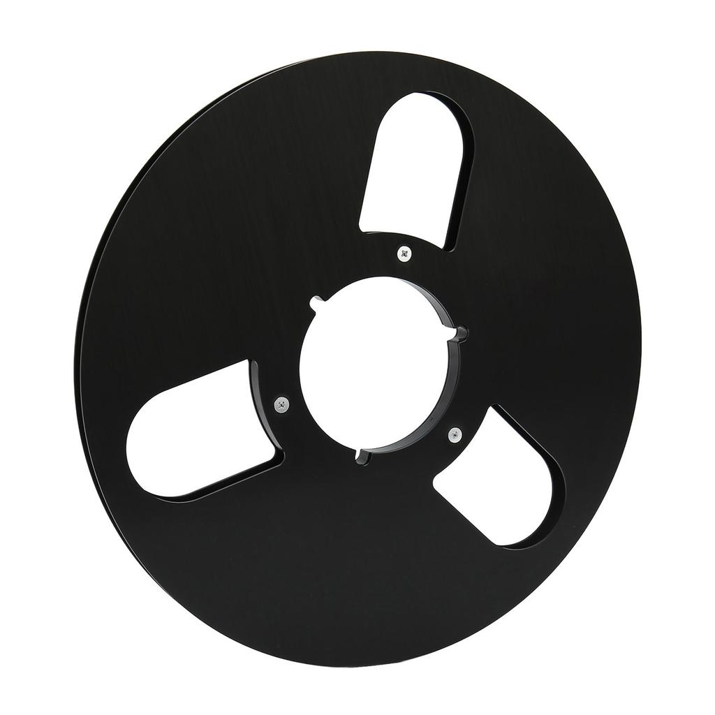 1 4 10.5 Inch Empty Reel 3 Hole Aluminum Alloy Opening Machine Parts Takeup Reel for Nab Reel To Reel Tape Recorder