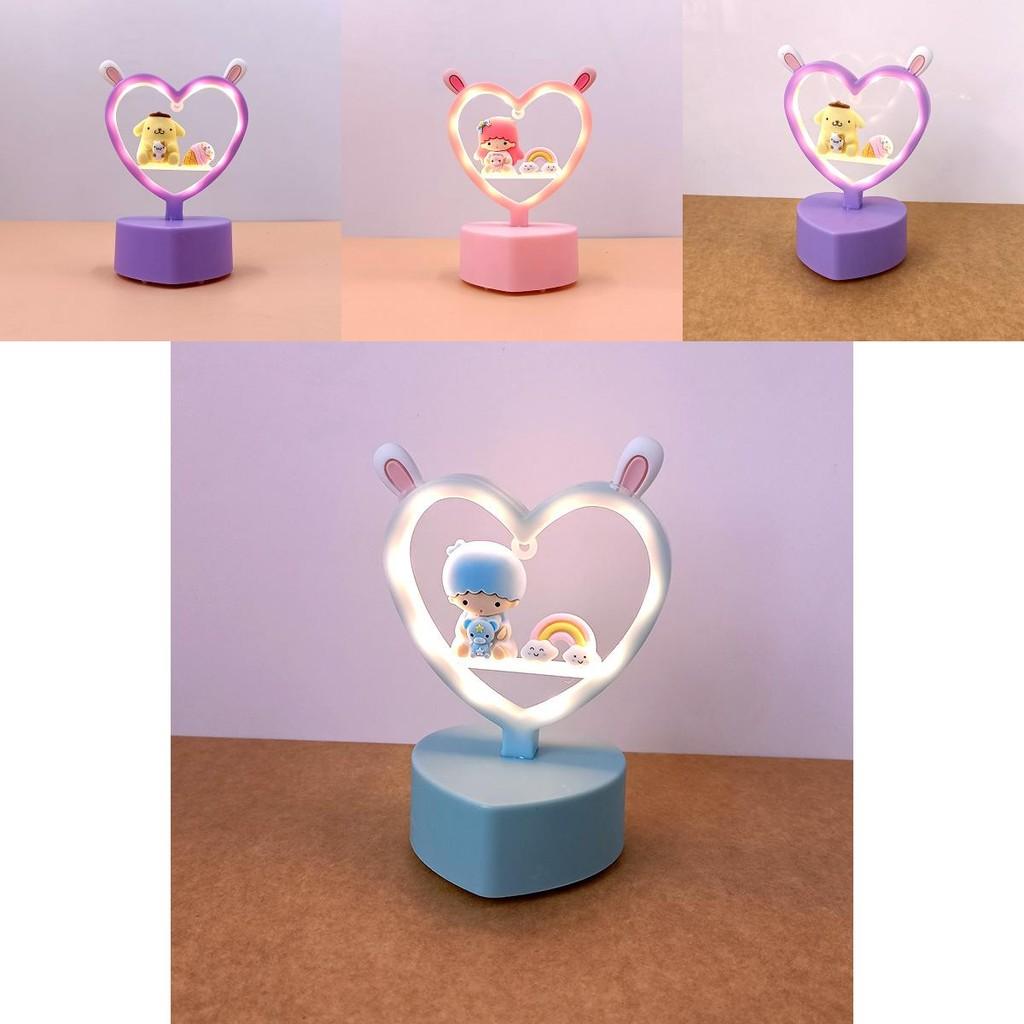 Cute Diy Bunny Ears Cartoon Led Night Light Toy For Kids Creative And Romantic Birthday Gift