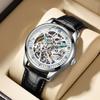 New Men's Hollowed Out High-End Fully Automatic Trend Steel Mechanical Watch