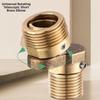 Copper Foot Curved Faucet Adapter 360° Rotatable Wall Mounted Adapter  Home Installation