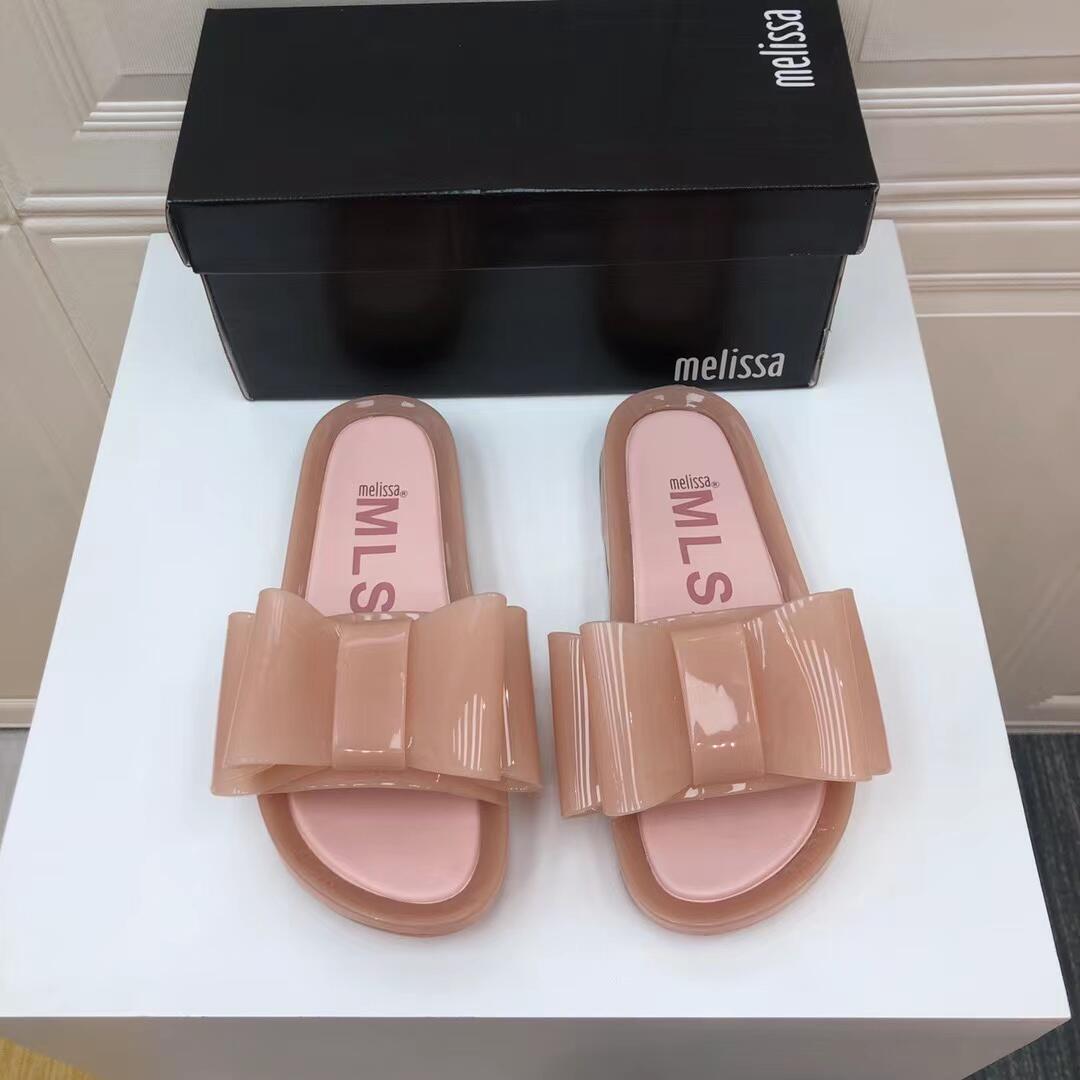 

Женские балетки с бантом Melissa 2025 - Новые летние шлепанцы 38 розовый