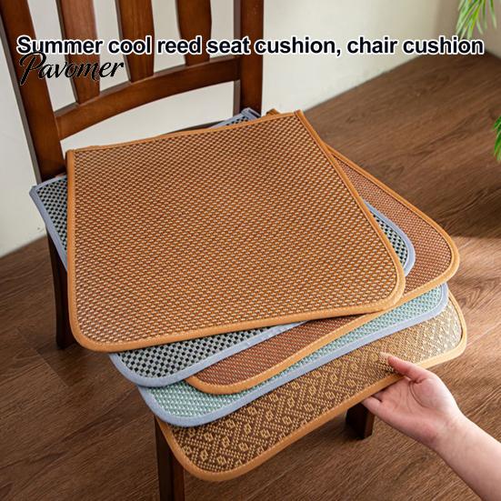 Rattan Seat Cushion Cushion, Non-slip Chair Cooling Pad, Comfortable Pad for Home Office Dinning