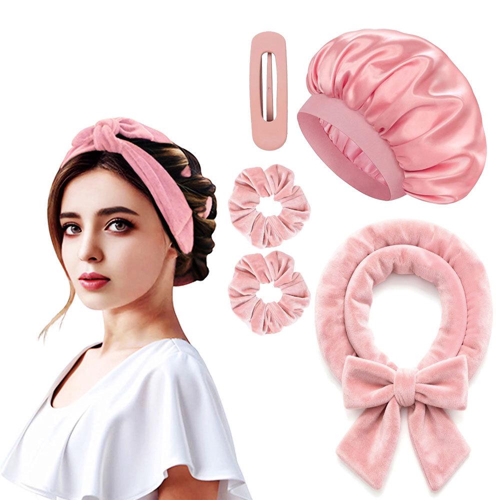 Crossbow Headband Heatless Curling Iron: Lazy Curl Bar for Big Waves & Sleep Styling Hair Roller