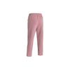 Under Armour Solid Color Drawstring Straight-Leg Casual Sports Pants Women Bottoms Pink 1379066-697