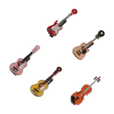 Mini Süßes Geige Haarspange Koreanischer Stil Legierung Entenschnabel Clip Haarschmuck Seitenclip Gitarre Haarspange Mädchen