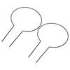 2pcs Vine Plant Support Wire Iron Garden Trellis Potted Climbing Plants Holder Rack
